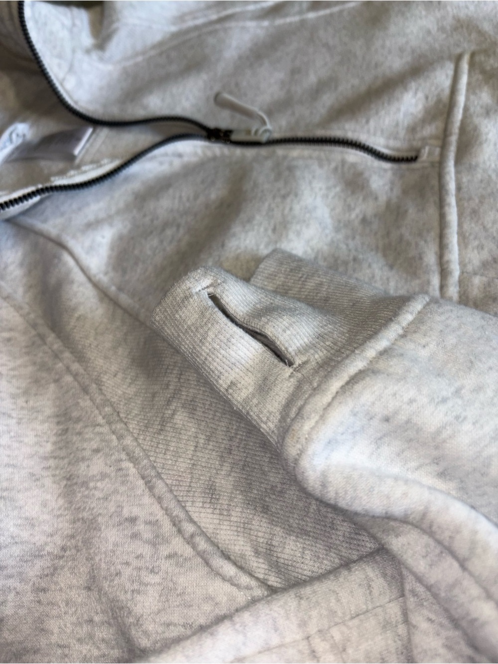 Light Heather Gray Quarter-Zip Pullover - Picture 4 of 4